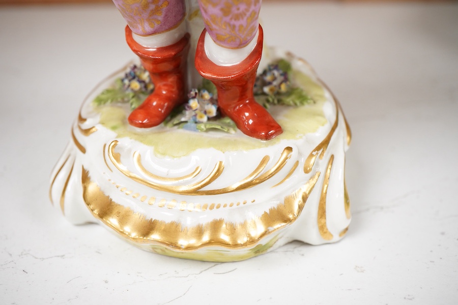 A 19th century Derby figure of Falstaff, 22cm